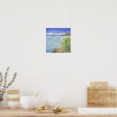 Caribbean Beach Art Poster (Küche)