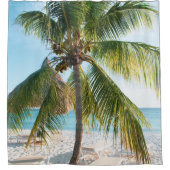 Caribbean Beach Bliss #1 #wall #art Duschvorhang (Vorderseite)