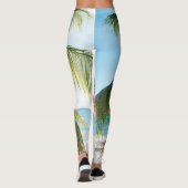 Caribbean Beach Bliss #1 #wall #art Leggings (Rückseite)