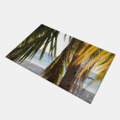 Caribbean Beach Bliss #2 #wall #art Fußmatte (Schrägansicht)