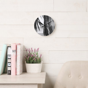 Caribbean Beach Bliss #4 #wall #art Runde Wanduhr