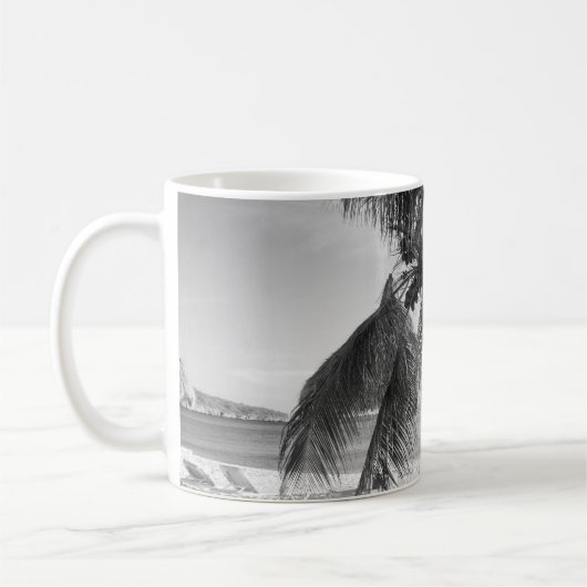 Caribbean Beach Bliss #5 #tropic #wall #art Kaffeetasse (Links)