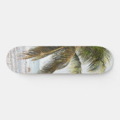 Caribbean Beach Bliss 9 #art #travel Skateboard (Horizontal)