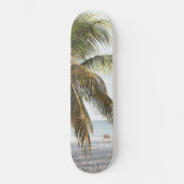Caribbean Beach Bliss 9 #art #travel Skateboard (Vorderseite)
