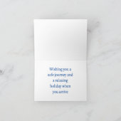 Caribbean Beach Grußkarte Karte (Innenseite)