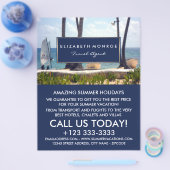 Caribbean Beach, Travel Agent Advertising Flyer (Einzeln)