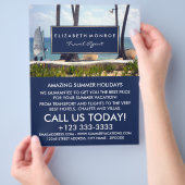 Caribbean Beach, Travel Agent Advertising Flyer (Hand)