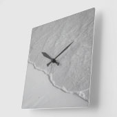 Caribbean Beach Zen Oasis #3 #ocean #wall #art Quadratische Wanduhr (Winkel)