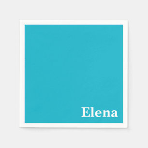 Caribbean Blue Anpassbar Serviette