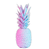 Caribbean Blue Colorful Pineapples  Schürze