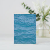 Caribbean Blue Water Postkarte (Stehend Vorderseite)