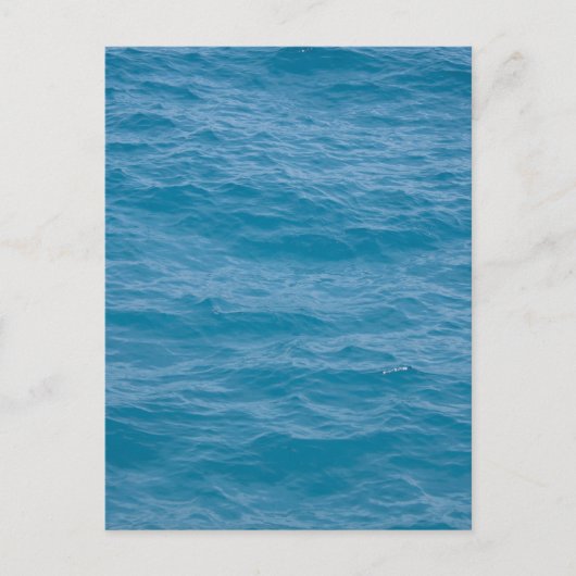 Caribbean Blue Water Postkarte (Vorderseite)