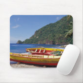 Caribbean, BWI, St. Lucia, Sailboats, Soufriere. Mousepad (Mit Mouse)