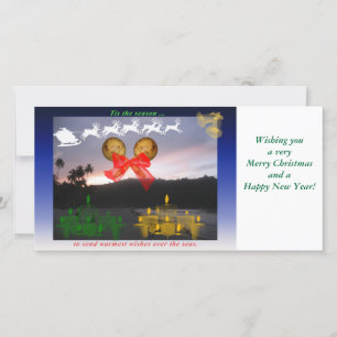 Caribbean Christmas Card Feiertagskarte