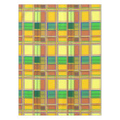 Caribbean Colorful Fabric Madras Tartan Tischdecke (Vorderseite)