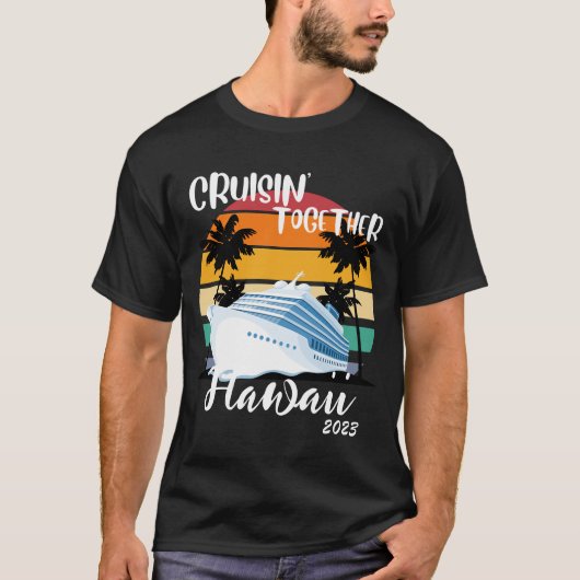 Caribbean Cruise 2023 Family Friends Group Reisen T-Shirt (Vorderseite)