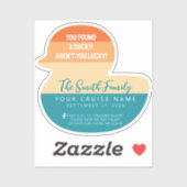 Caribbean Cruise Duck Aufkleber (Blatt)