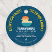 Caribbean Cruise Duck Geschenkanhänger (Vorderseite)