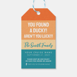 Caribbean Cruise Duck Geschenkanhänger