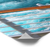 Caribbean Cruise - Türkis Geweckt Fotografie Poster (Ecke)