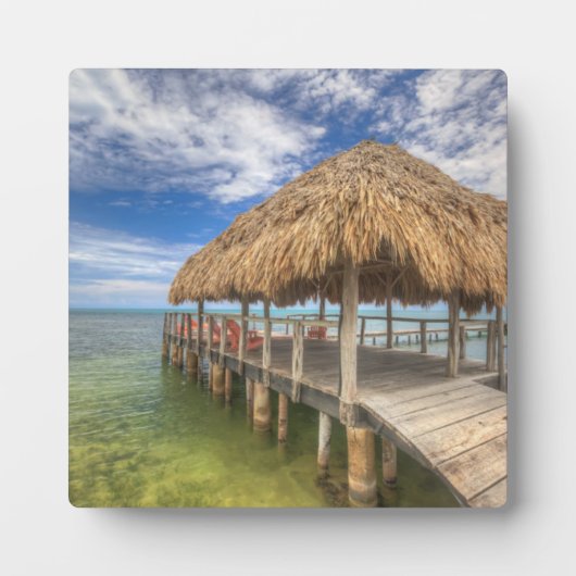 Caribbean Dock Fotoplatte (Vorderseite)