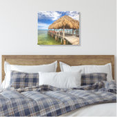 Caribbean Dock Leinwanddruck (Insitu (Schlafzimmer))