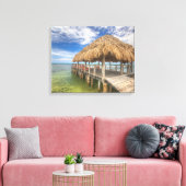 Caribbean Dock Leinwanddruck (Insitu (Wohnzimmer))