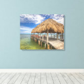 Caribbean Dock Leinwanddruck (Insitu (Holzboden))