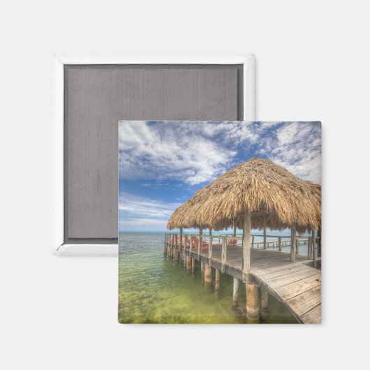 Caribbean Dock Magnet (Vorderseite/Rückseite)