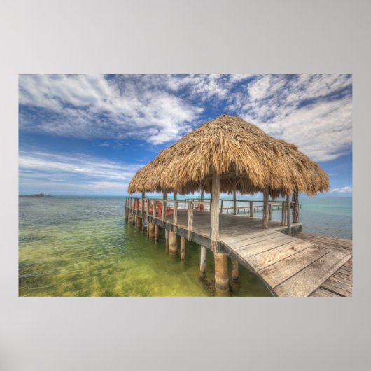Caribbean Dock Poster (Vorne)