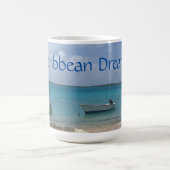 Caribbean Dreaming Bonaire Fishing Boote Ozean Kaffeetasse (Mittel)