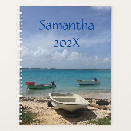 Caribbean Dreaming Bonaire Fishing Boote Ozean Planer (Vorderseite)