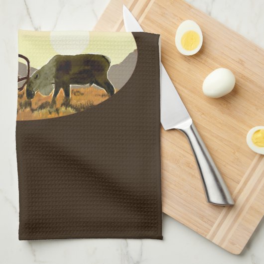 Caribbean Duel - Alaska Handtuch (Viertel Falte)