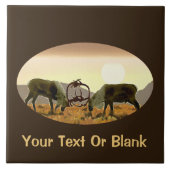 Caribbean Duel Fliese (Vorderseite)