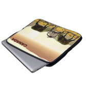 Caribbean Duel - Kanada Laptopschutzhülle (Vorne Knopf)