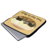 Caribbean Duel Laptopschutzhülle (Vorne Knopf)