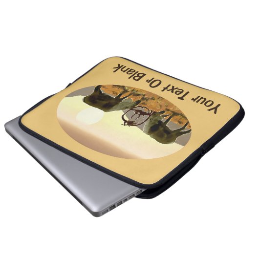 Caribbean Duel Laptopschutzhülle (Vorne Knopf)