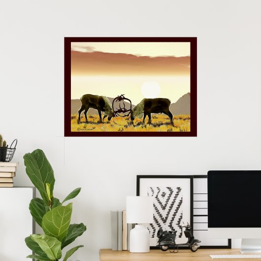 Caribbean Duel Poster (Heimbüro)