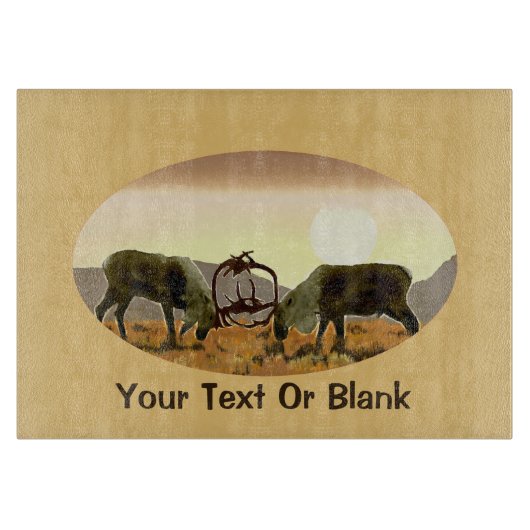 Caribbean Duel Schneidebrett (Vorderseite)