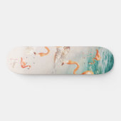 Caribbean Flamingo Dream #2 #wall #decor #art Skateboard (Horizontal)