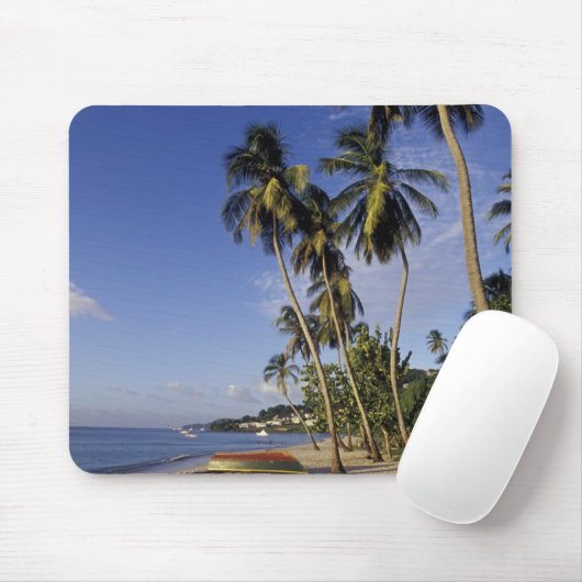 CARIBBEAN, Grenada, St. George, Palmenboote Mousepad (Mit Mouse)