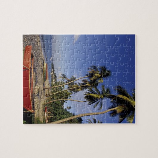 CARIBBEAN, Grenada, St. George, Palmenboote Puzzle (Horizontal)