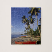 CARIBBEAN, Grenada, St. George, Palmenboote Puzzle (Vertikal)