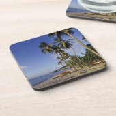 CARIBBEAN, Grenada, St. George, Palmenboote Untersetzer (Linke Seite)