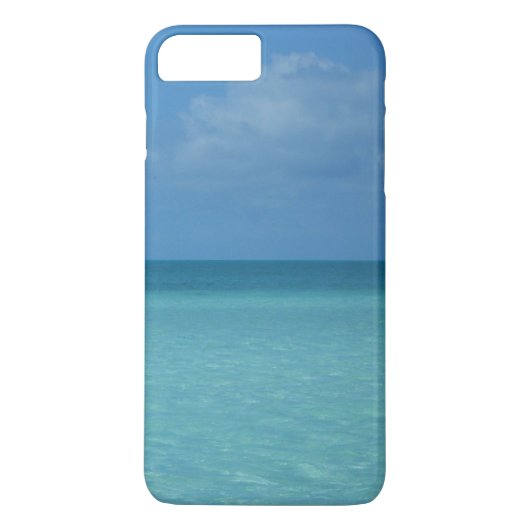Caribbean Horizon Tropical Turquoise Blue Case-Mate iPhone Hülle (Rückseite)