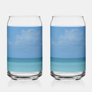 Caribbean Horizon Tropical Turquoise Blue Dosenglas