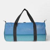 Caribbean Horizon Tropical Turquoise Blue Duffle Bag (Vorderseite)