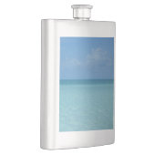 Caribbean Horizon Tropical Turquoise Blue Flachmann (Rechts)