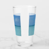 Caribbean Horizon Tropical Turquoise Blue Glas (Links)