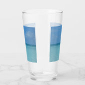 Caribbean Horizon Tropical Turquoise Blue Glas (Rechts)